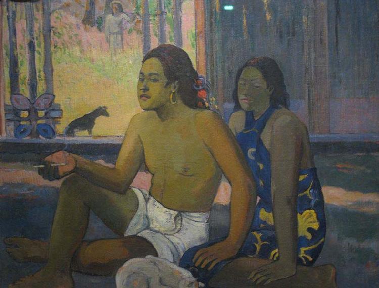 Paul Gauguin Eiaha Ohipa Tahitians in A Room oil painting picture